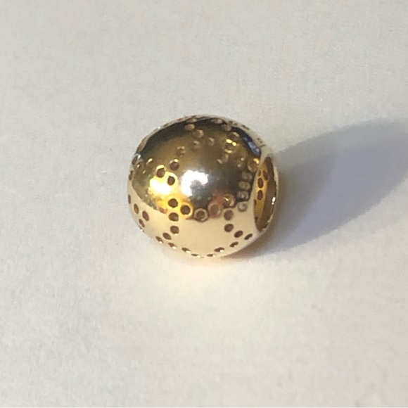 Retired Pandora Solid 14k Starlite Charm G585 Ale - Picture 2 of 8